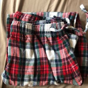 Flannel plaid pj pants